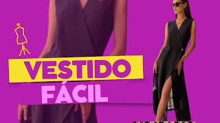 Vestido transpassado super fácil