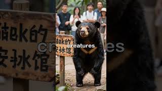 The sun bear may be the world's smallest bear. 🍯🌳 #SunBear #WildlifeFacts #NatureAmazing