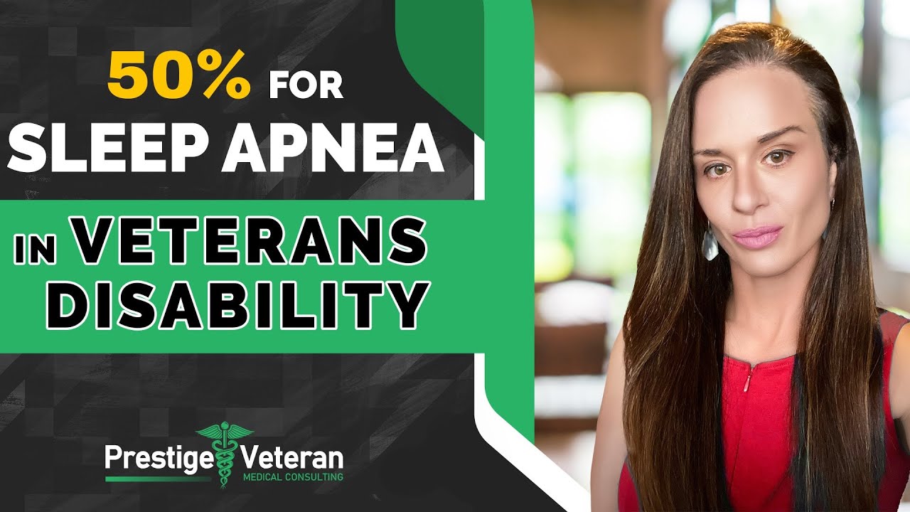 50% For Sleep Apnea in VA Disability - YouTube