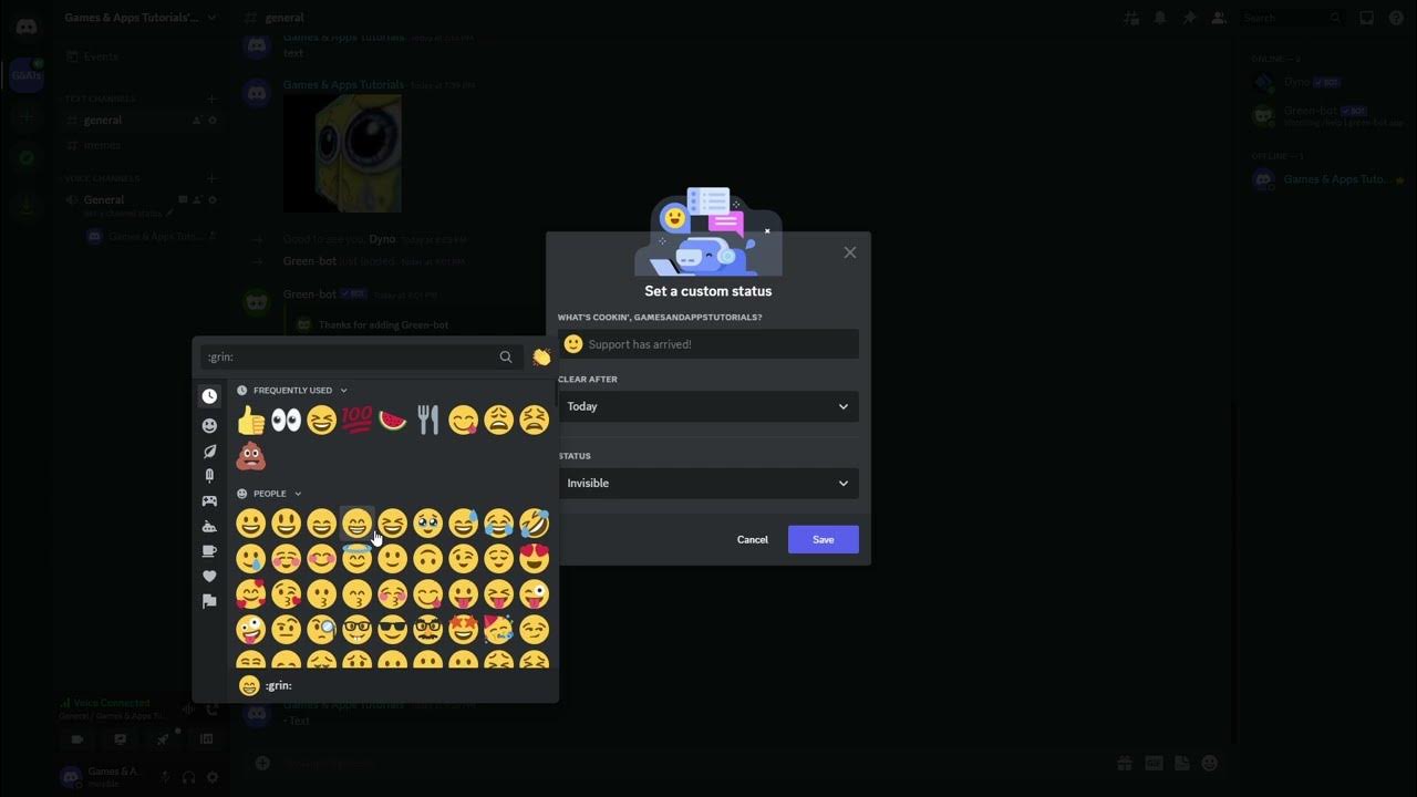 How to Change STATUS on DISCORD Go Invisible discord YouTube