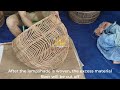 A slice of making rattan lampshade  king craft viet