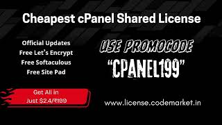 Cheapest cPanel/WHM License – Official v130.0.3 | Secure & Affordable Hosting Panel 2025
