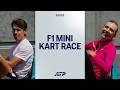 Alex De Minaur Katie Boulter Race On The Miami F1 Track
