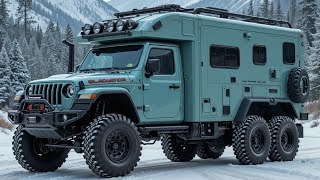 Career Overview 2026 Jeep Gladiator Rubicon 6x6 Camper Review | Ultimate Off-Road Motorhome Beast
