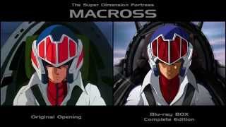 Macross Opening Video • Original \u0026 Blu-ray Edition Comparison