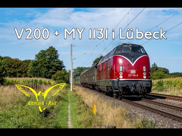 V200 (221 106-8) & MY 1131 i Lübeck – Tag der Schiene 2025