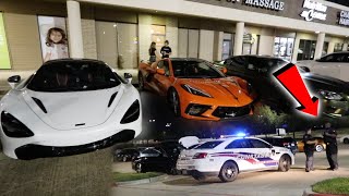 CRAZY CAR SHOW ENDS IN COPS BREAKING UP A HEATED ARGUMENT **MUST WATCH LOL** | Damdaved