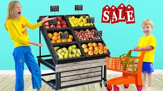 amelia avelina akim buy healthy fruits from arthurs supermarket