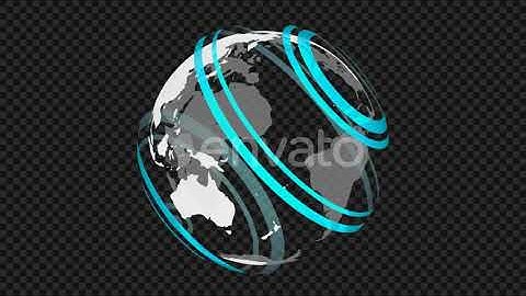 Spinning Globe 01 | Motion Graphics - Envato elements