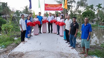 Khánh thành cầu Kênh Ông Sai niềm vui mừng rất lớn của người dân nơi đây [25 tháng 11, 2025]