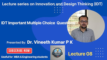 IDT IMPORTANT MULTIPLE CHOICE QUESTIONS Module 1 VTU MBA BE  Simplified Management Studies MBA