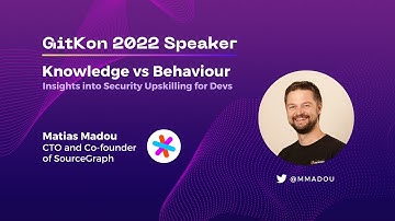 Security Upskilling | GitKon 2022 | Matias Madou, Secure Code Warrior
