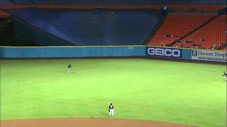 2011/08/09 Stanton's running catch