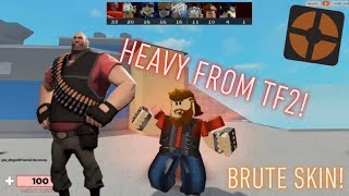 Heavy Skin In Arsenal Brute Skin Roblox Youtube - roblox tc2 brute