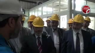 د.محمد مرسى فى زيارة لمصانع توشيبا العربى بقويسنا