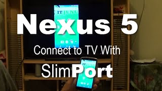 Samsung ET-H10FAUWESTA Micro USB to HDMI 1080P HDTV Adapter Cable for Samsung Galaxy S3/S4 and Note 2 – White Google Nexus 5: Connect to the TV With SlimPort and HDMI Cable