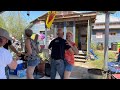 First Zydeco Dancing to Leroy Thomas at Krewe des Cooyons March Birthday Party on 03/25/23