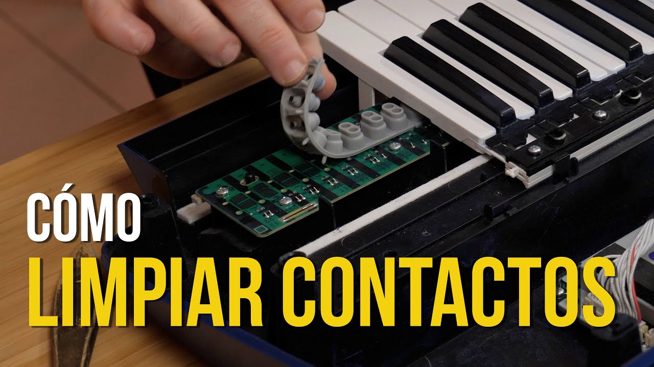 Cómo limpiar los contactos del teclado de tu sintetizador 