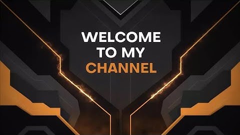 My Channel Intro || My First Video || #rk