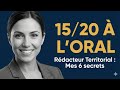 Ref:BPY-ExA0YDc R�ussir l'oral de r�dacteur territorial : objectif 15/20