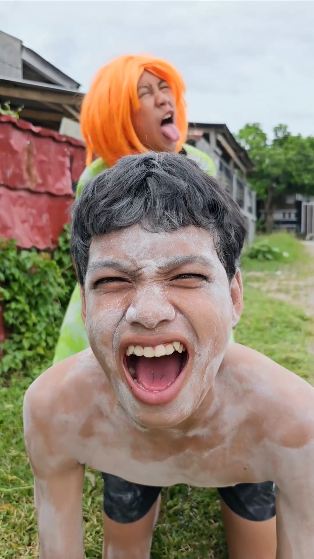 When I got the injection, my mother cried