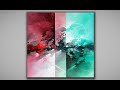 Abstract Tricks and Techniques / Football / Blending / Canvas Painting / Abstract Painting 534