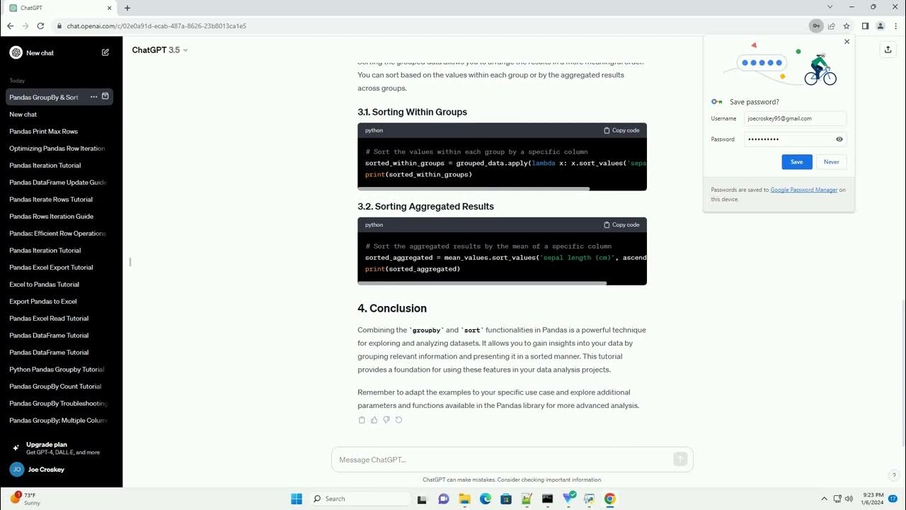 Python pandas groupby and sort youtube