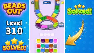 🔴 Beads Out Level 310 Walkthrough & Solution | New Update Gameplay 🧩