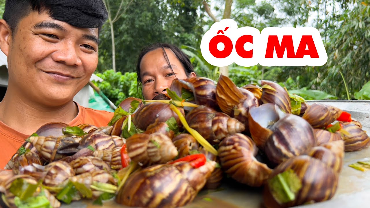 Ốc Sên Ma Xào Sả Ớt Tưởng Phải Đổ Đi Mà Ăn Sạch Cả Mâm... - youtube