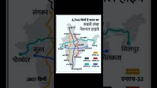 भारत के नेशनल हाईवे #read #viral #gs #gk. #trending #youtube