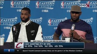 LeBron gives savage answer to reporter's question at postgame press conference