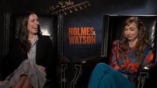 Holmes and Watson: Rebecca Hall & Lauren Lapkus Official Movie Interviews | ScreenSlam