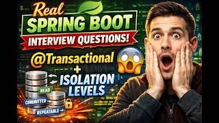 Celebrity Spring Boot Interview Trap 😱 @Transactional + Isolation Levels Wealth