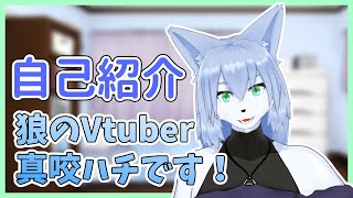 「【自己紹介】初めまして！真咬ハチです！【Vtuber】」のサムネイル