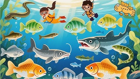 Bé khám phá các loại cá nước ngọt