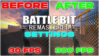 BEST Battlebit Remastered SETTINGS for FPS and VISIBILITY FOV Resolution Keybinds Sensitivity