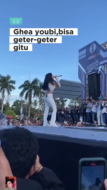 Ghea youbi jogetnya bisa geter-geter gitu #dangdut #ojing #hiburansegar