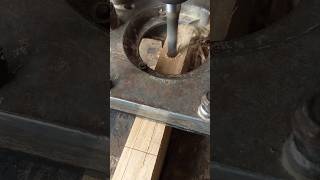 how to cut and make a quick hole in the router machine #woodworking #carpentry
