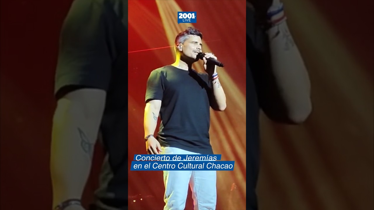 Concierto de Jeremías en el Centro Cultural Chacao