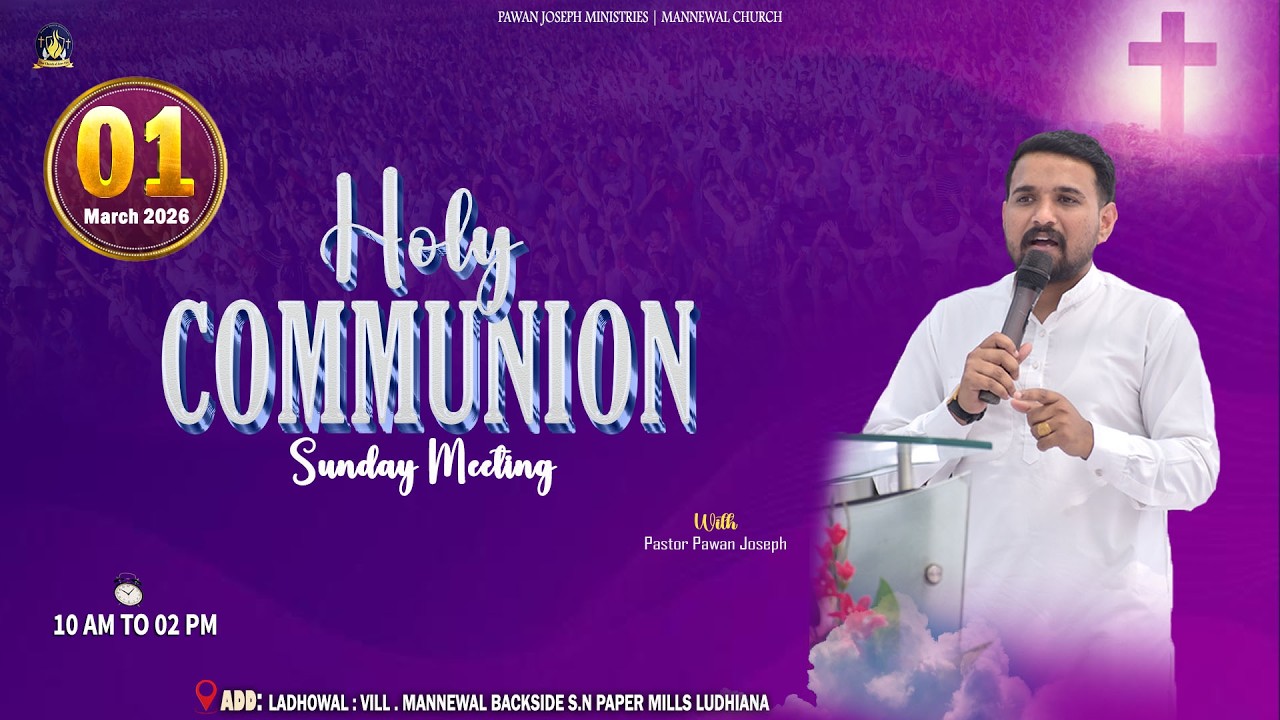 🔴LIVE  SUNDAY HOLY COMMUNION PRAYER MEETING💫 01-03-2026#live