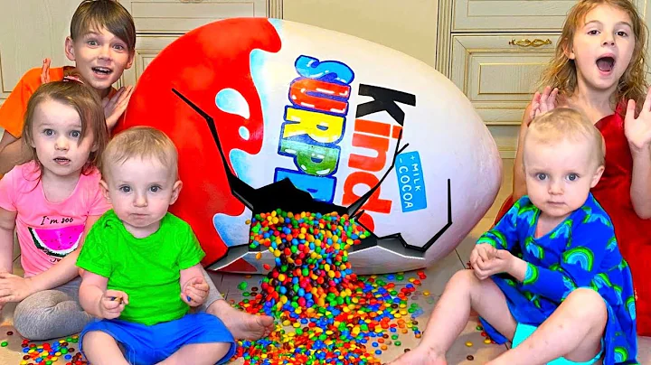 Five Kids Chocolate Surprise Eggs + more Children'...