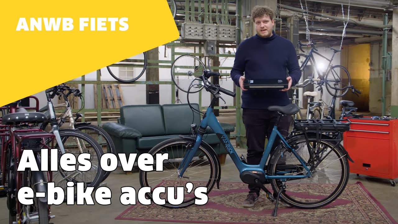 E-bike accu's: soorten, onderhoud & levensduur | ANWB Fiets - YouTube