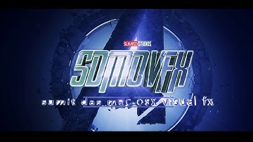 Avengers Endgame Themed Title of SDMOVFX - [C4D_Cinema_4D,After effects]