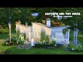 Aesthetic Girl Tiny House | The Sims 4 | Stop Motion Build | No CC