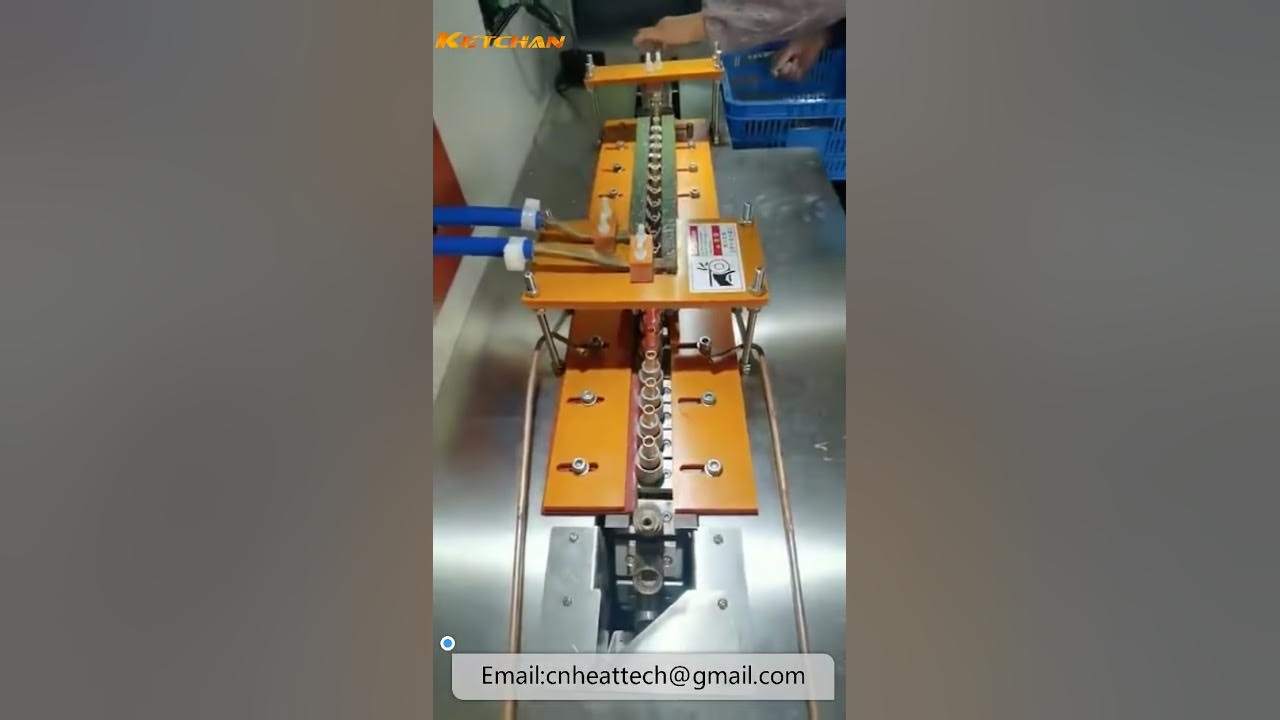 Linear Automatic Induction Brazing Machine For Pipe Joint Welding