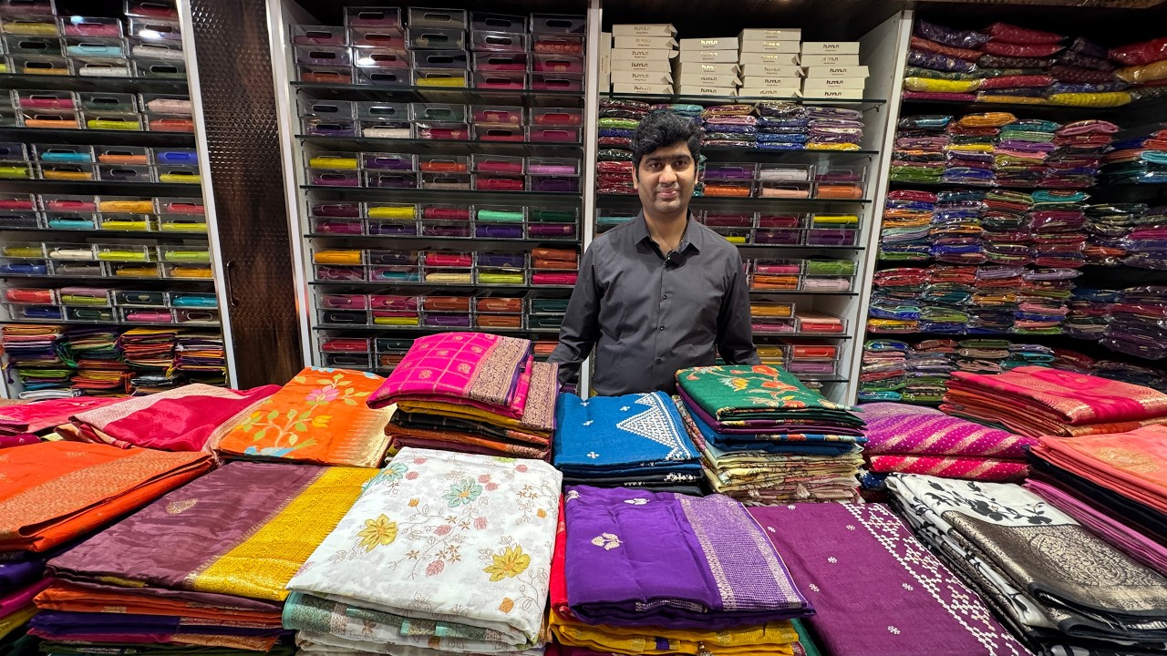 Exclusive Banarasi Saree Collections from Anand Deep Fashion Rajajinagar |Biggest Showroom Bangalore