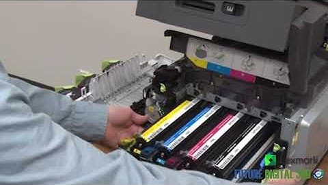 Lexmark XC2132 Replacing the Imaging unit
