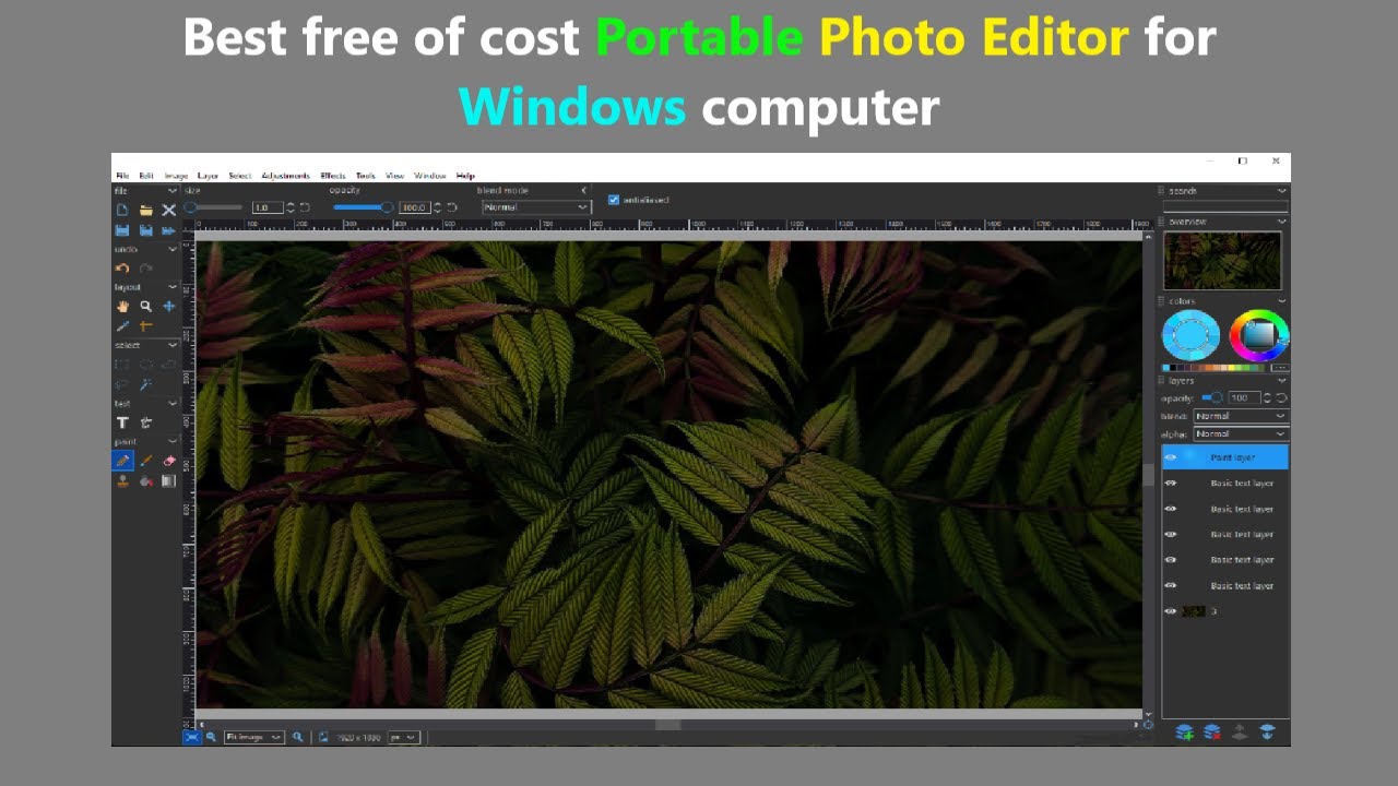 Best free Portable Image Editor software for Windows 11/10