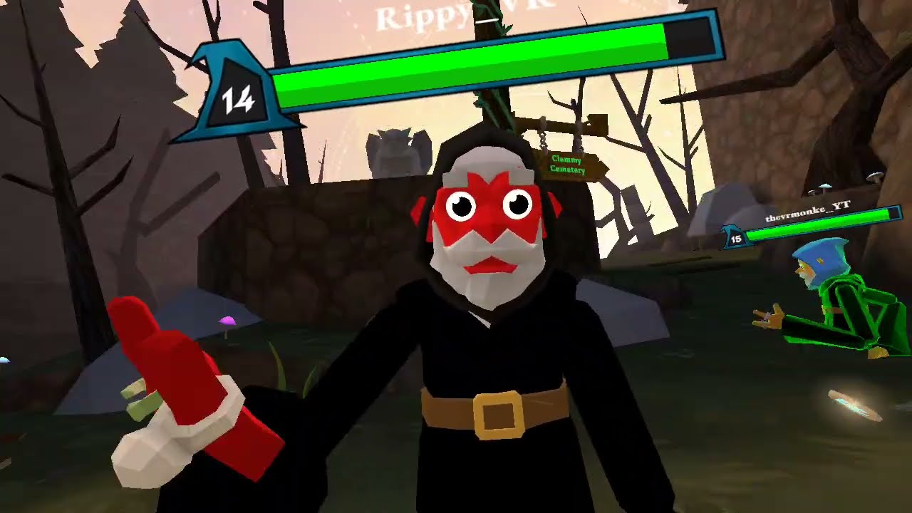 Playing WIZHERD VR NOVA UPDATE New Game