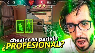 Un Profesional Con Cheats En Un Evento Cazando Hackers En Valorant